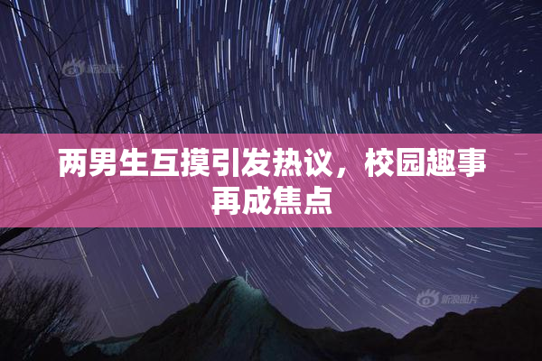 两男生互摸引发热议，校园趣事再成焦点