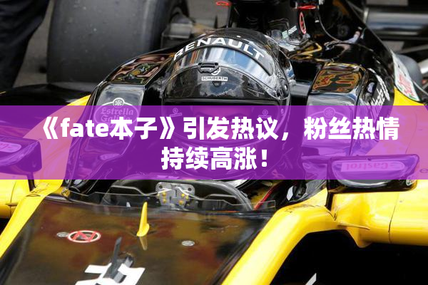 《fate本子》引发热议，粉丝热情持续高涨！