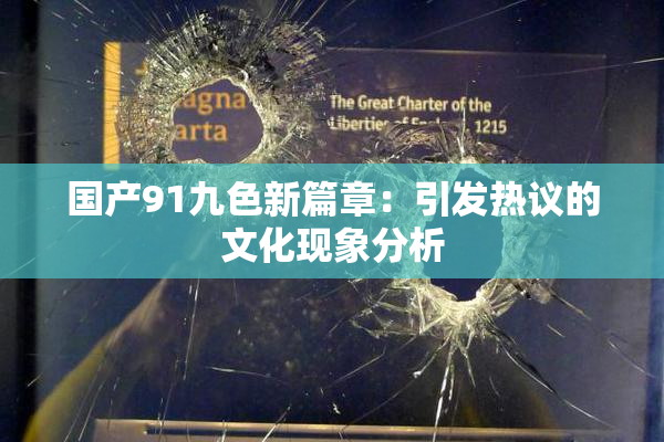 国产91九色新篇章：引发热议的文化现象分析