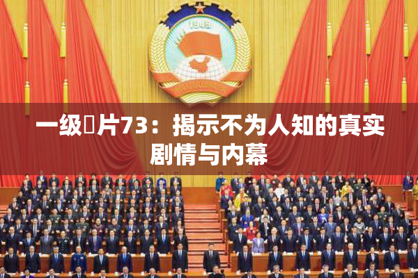 一级婬片73：揭示不为人知的真实剧情与内幕