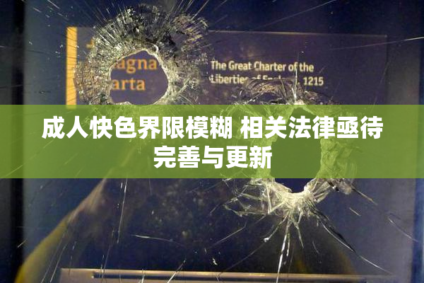 成人快色界限模糊 相关法律亟待完善与更新