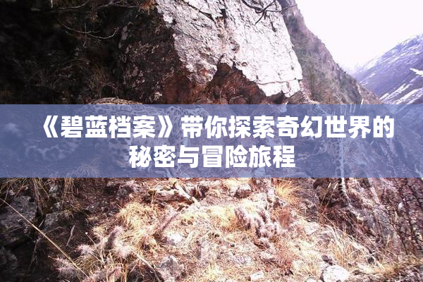 《碧蓝档案》带你探索奇幻世界的秘密与冒险旅程