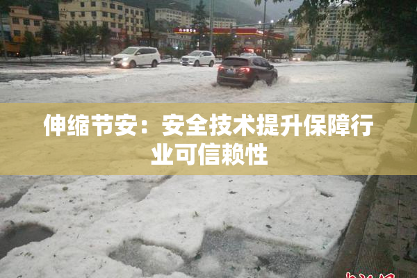 伸缩节安：安全技术提升保障行业可信赖性