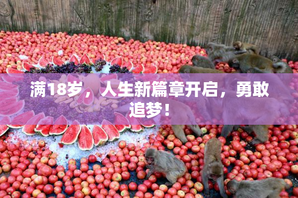 满18岁，人生新篇章开启，勇敢追梦！