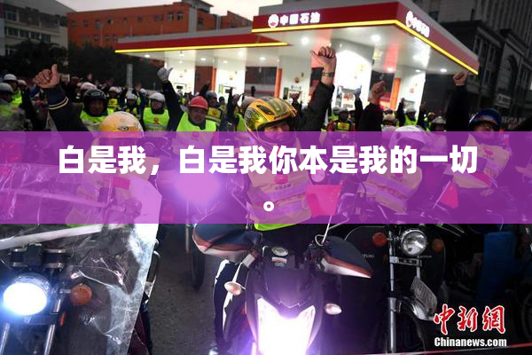 白是我，白是我你本是我的一切。