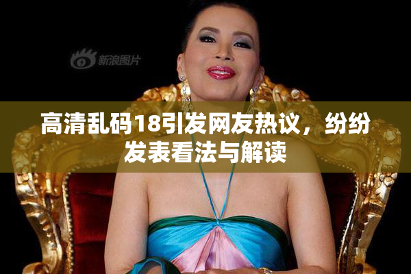 高清乱码18引发网友热议，纷纷发表看法与解读
