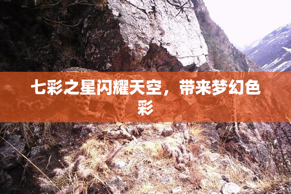 七彩之星闪耀天空，带来梦幻色彩