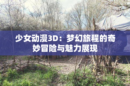少女动漫3D：梦幻旅程的奇妙冒险与魅力展现