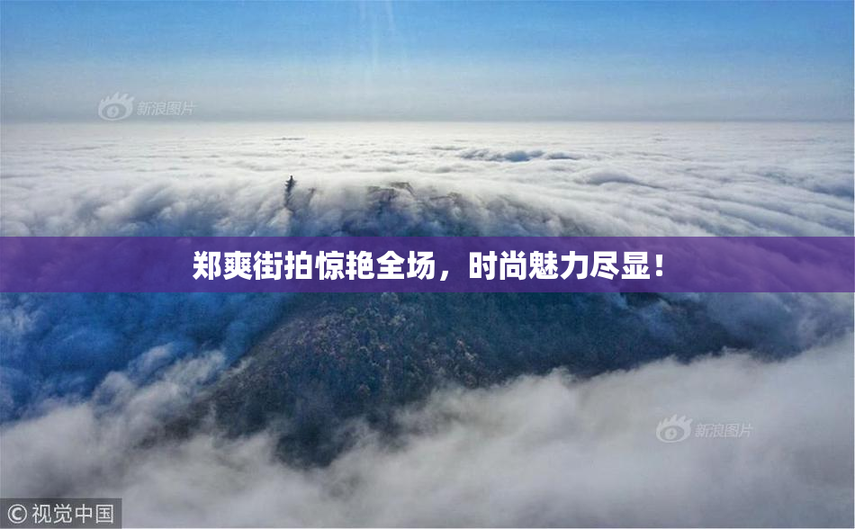 郑爽街拍惊艳全场，时尚魅力尽显！