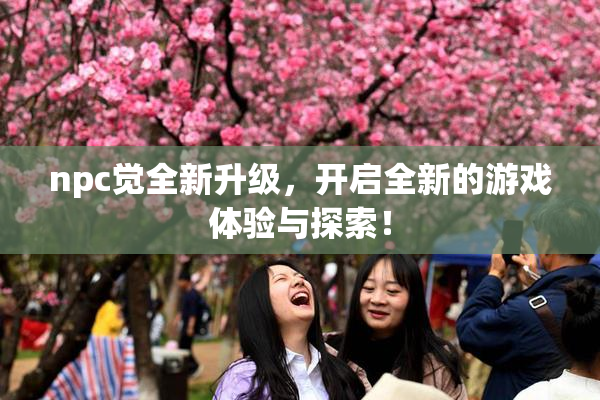 npc觉全新升级，开启全新的游戏体验与探索！