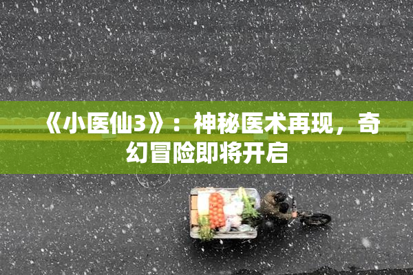 《小医仙3》：神秘医术再现，奇幻冒险即将开启