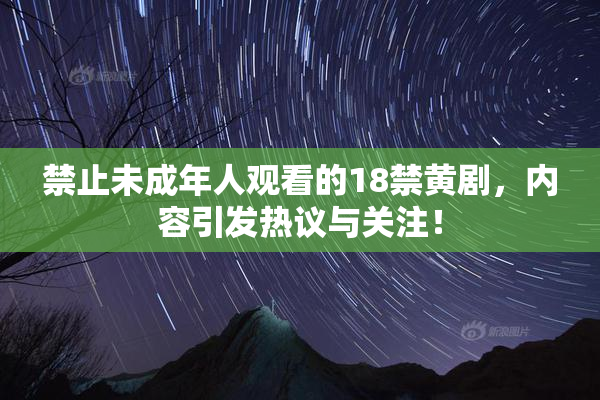 禁止未成年人观看的18禁黄剧，内容引发热议与关注！