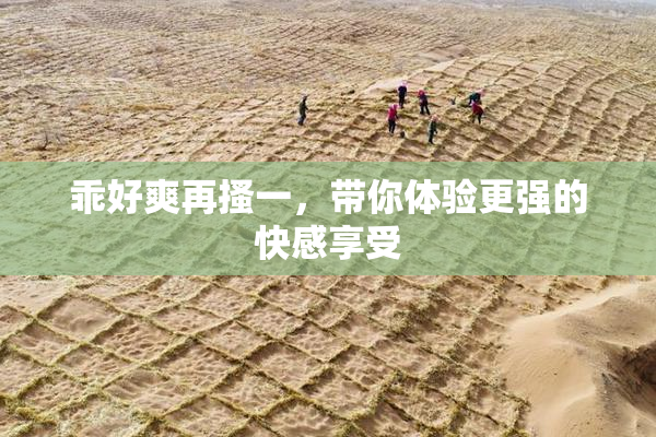 乖好爽再搔一，带你体验更强的快感享受