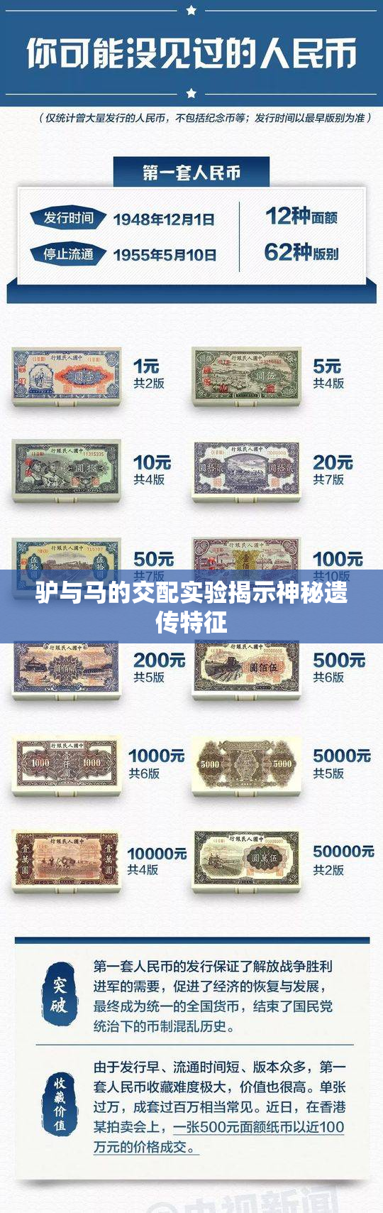 驴与马的交配实验揭示神秘遗传特征