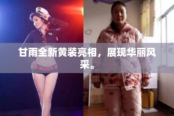 甘雨全新黄装亮相，展现华丽风采。