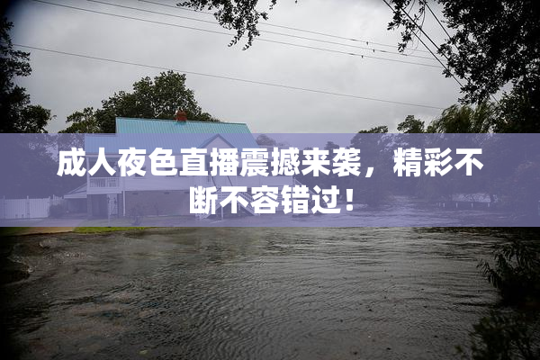 成人夜色直播震撼来袭，精彩不断不容错过！