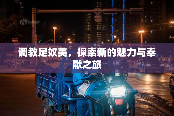 调教足奴美，探索新的魅力与奉献之旅