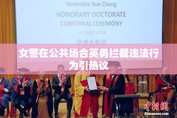 女警在公共场合英勇拦截违法行为引热议