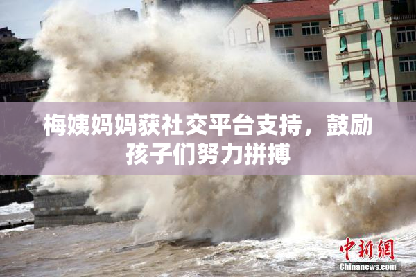 梅姨妈妈获社交平台支持，鼓励孩子们努力拼搏