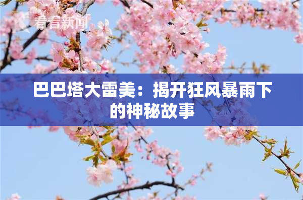巴巴塔大雷美：揭开狂风暴雨下的神秘故事