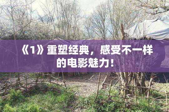 《1》重塑经典，感受不一样的电影魅力！