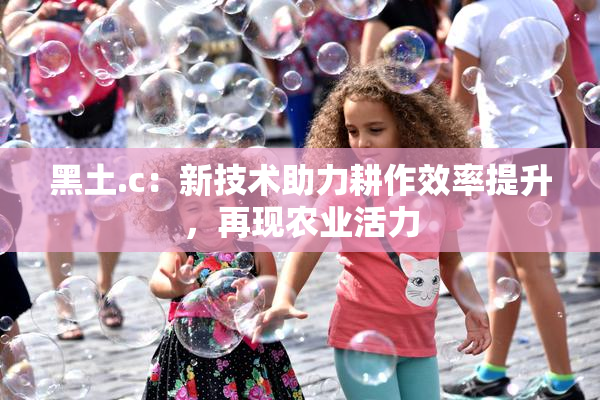 黑土.c：新技术助力耕作效率提升，再现农业活力