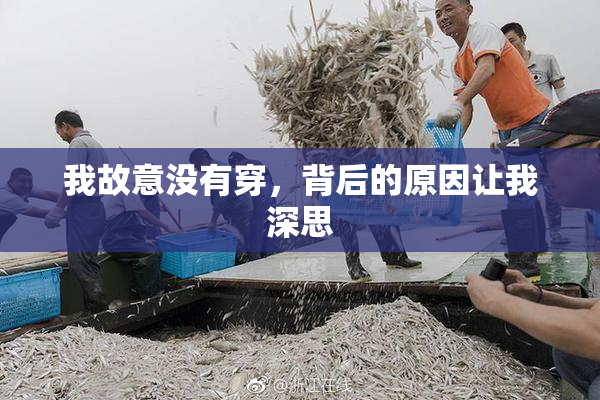 我故意没有穿，背后的原因让我深思