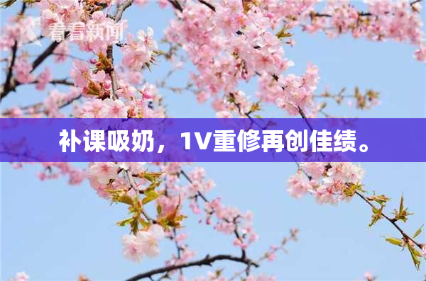 补课吸奶，1V重修再创佳绩。