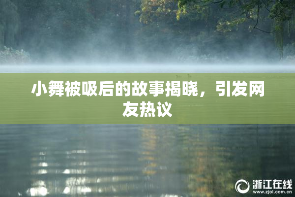 小舞被吸后的故事揭晓，引发网友热议