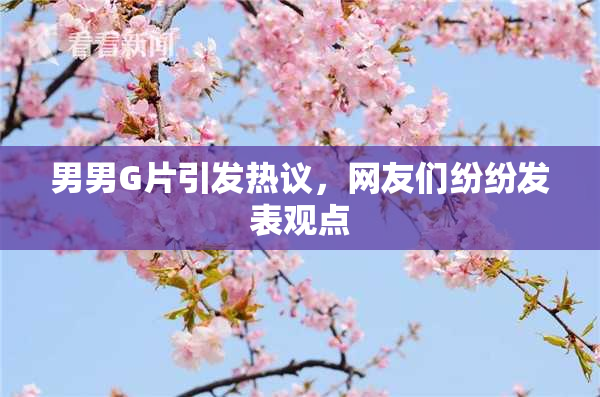 男男G片引发热议，网友们纷纷发表观点