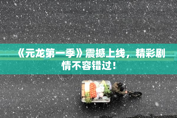《元龙第一季》震撼上线，精彩剧情不容错过！