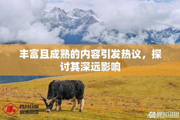 丰富且成熟的内容引发热议，探讨其深远影响