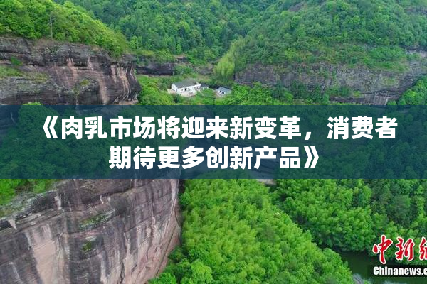 《肉乳市场将迎来新变革，消费者期待更多创新产品》