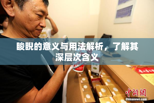 睃睨的意义与用法解析，了解其深层次含义