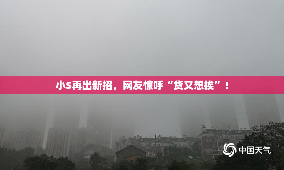小S再出新招，网友惊呼“货又想挨”！