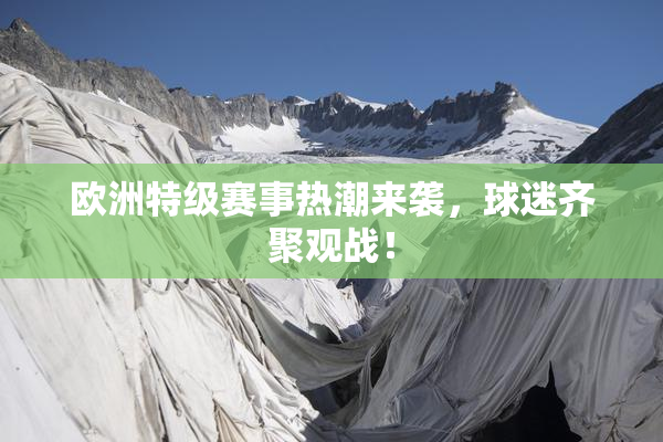欧洲特级赛事热潮来袭，球迷齐聚观战！