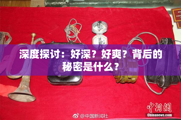 深度探讨：好深？好爽？背后的秘密是什么？