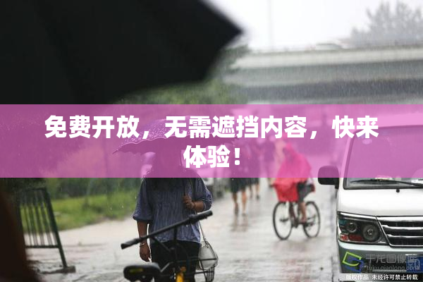免费开放，无需遮挡内容，快来体验！