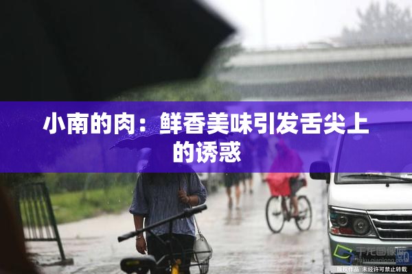 小南的肉：鲜香美味引发舌尖上的诱惑