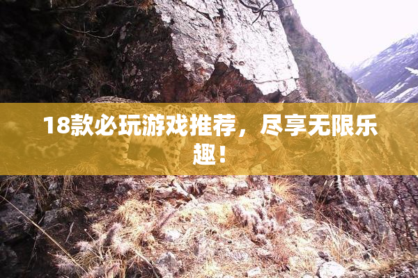 18款必玩游戏推荐，尽享无限乐趣！
