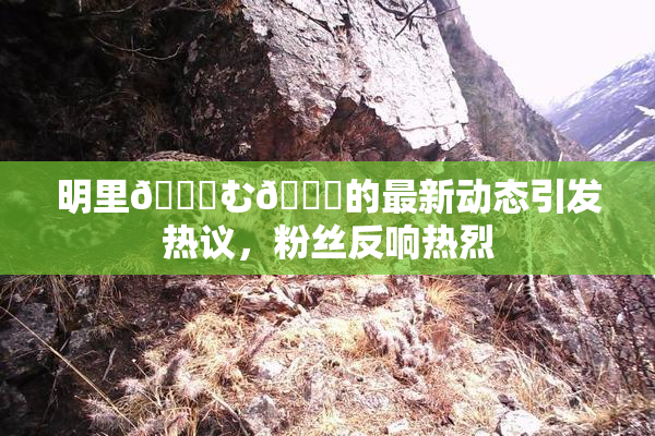 明里😚む🍍的最新动态引发热议，粉丝反响热烈