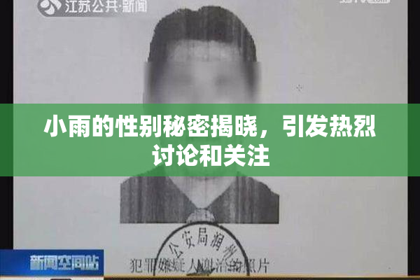 小雨的性别秘密揭晓，引发热烈讨论和关注