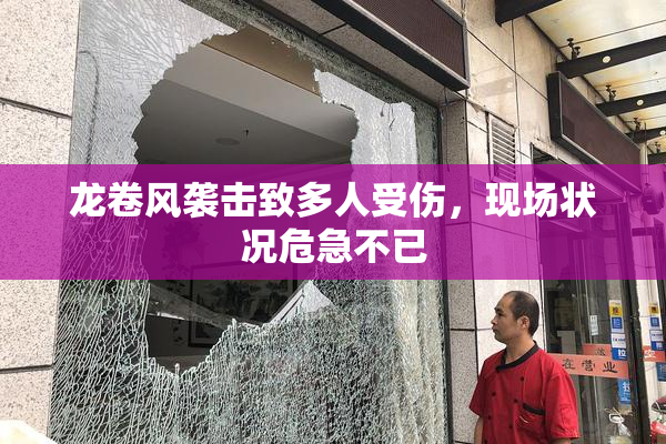 龙卷风袭击致多人受伤，现场状况危急不已