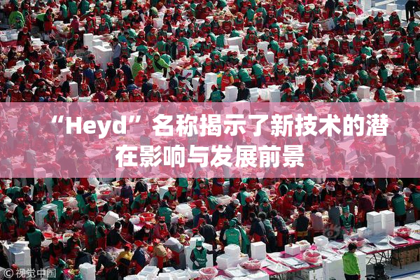 “Heyd”名称揭示了新技术的潜在影响与发展前景