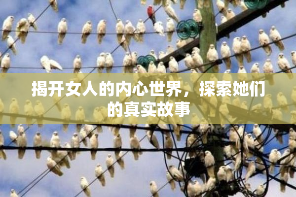 揭开女人的内心世界，探索她们的真实故事