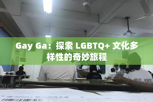 Gay Ga：探索 LGBTQ+ 文化多样性的奇妙旅程