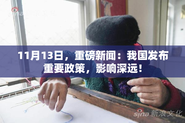 11月13日，重磅新闻：我国发布重要政策，影响深远！