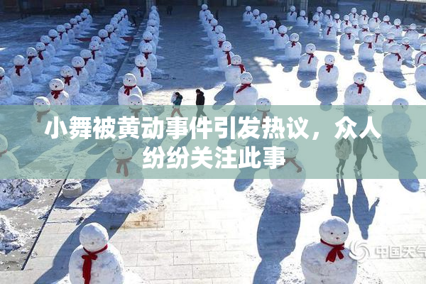 小舞被黄动事件引发热议，众人纷纷关注此事