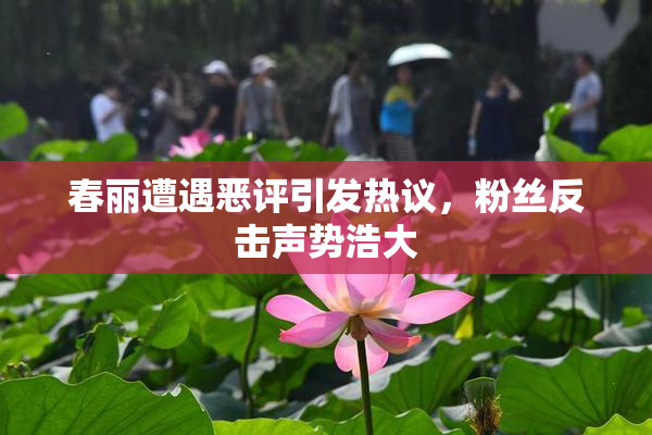 春丽遭遇恶评引发热议，粉丝反击声势浩大