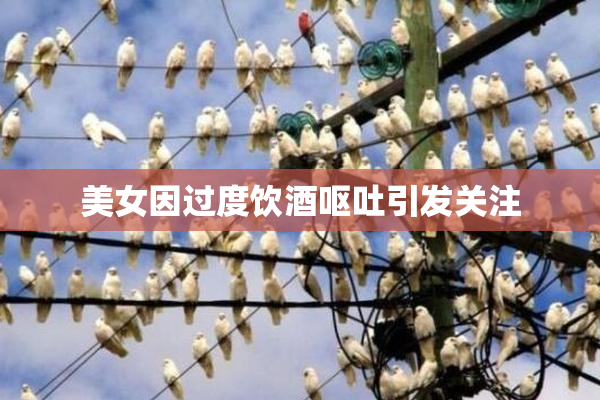 美女因过度饮酒呕吐引发关注